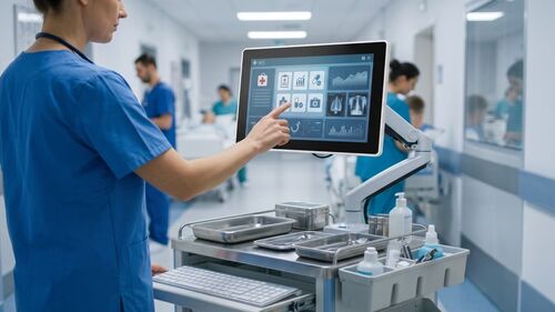 Последние решения компании о Капацитивные сенсорные ПК все в одном: гигиенические вычисления для больничных рабочих станций