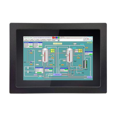 Хорошая цена Промышленный ПК с встроенной сенсорной панелью LCD с 4 ГБ памяти / гигабитным Ethernet онлайн