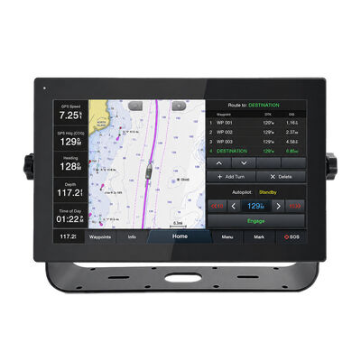 Хорошая цена 1500 Nits Brightness IP67 Waterproof Marine Monitor with 10-Point Capacitive Touchscreen for Garmin LiveScope онлайн