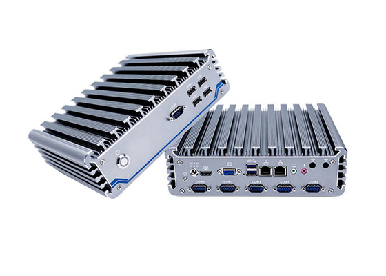 Хорошая цена Ram Lan I7 8265u 16G Fanless промышленного ПК алюминиевого сплава двойной онлайн