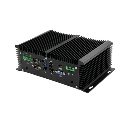ПК Windows полного случая металла промышленный мини 10 Pro Fanless портов VGA настольного компьютера HDMI