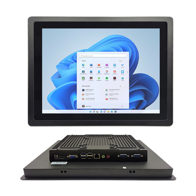 DC 12V встроенная сенсорная панель ПК спереди IP65 водонепроницаемая с гигабитным Ethernet
