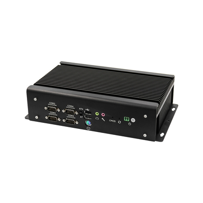 Хорошая цена 2* Gigabit LAN Industrial Mini PC с 6 COM портами расширяемый WIFI / Bluetooth онлайн