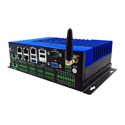 Хорошая цена 4*POE 24V источник питания Intel N95 Mini PC Промышленный дизайн для визуального осмотра онлайн