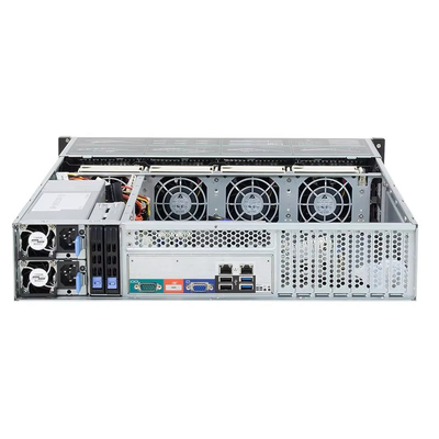 100-240 V AC IN 2u Rack NAS Сервер с 16 DDR4 слотами 4 PCI-E3.0X16 слотами 2 PCI-E3.0X8 слотами 12 3,5 SATA Bays