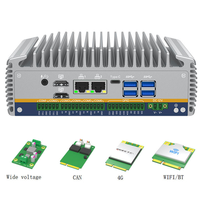 Хорошая цена Core i5-1235U M.2 2280 SSD Industrial Mini PC с алюминиевым корпусом и сетью Intel I226-LM онлайн