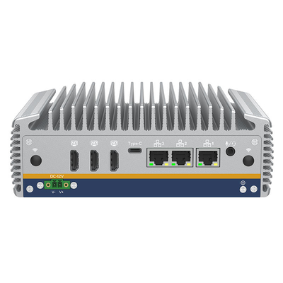 Хорошая цена Пассивное охлаждение 14 поколение Intel Core Ultra с AI NPU 3*HD-MI 3*2.5G RJ45 1*Type-C онлайн