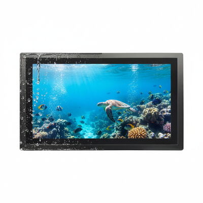 Хорошая цена 24-дюймовый промышленный панельный ПК IP67 с водонепроницаемостью, дисплеем высокой яркости 1500 нит для наружного применения и промышленных задач онлайн