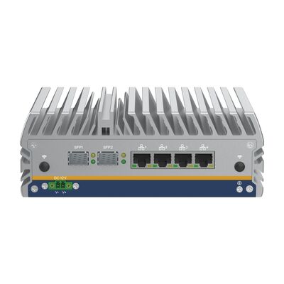 Хорошая цена Промышленный мини-ПК с 2 портами SFP+ и процессором Intel Core I5 ​​1235U для суровых условий эксплуатации (от -20°C до +60°C) онлайн
