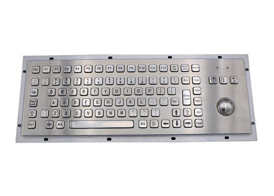 Хорошая цена Клавиатура металла PS2 5VDC IP65 водоустойчивая с мышью трекбола онлайн