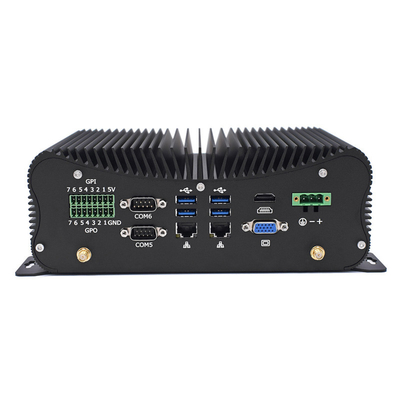 Коробка USB COM 2 Lans 8 LPT 6 Intel I5 I7 GPIO ПК PCIE Fanless промышленная мини